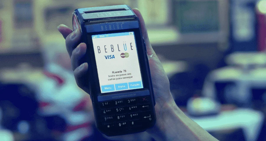 Como solicitar o cartão Beblue 2 maquina